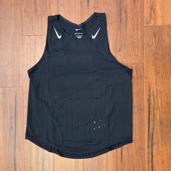 Nike Aeroswift Dri-Fit ADV Singlet Tank Running Women's M FN2504-010 MSRP $80 - Picture 1 of 5